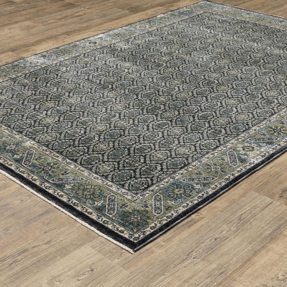 Oriental Weavers Eliana Blue and Green 6&#39;7&quot; x 9&#39;6&quot; Area Rug, , large