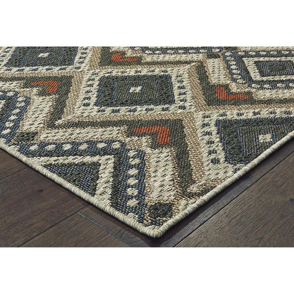 Oriental Weavers Latitude 2X 6&#39;7&quot; x 9&#39;2&quot; Grey Area Rug, , large