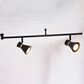 Vaxcel Alto 6-Light Ceiling Spot in Matte Black and Satin Brass, , large