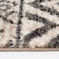 Central Oriental Tulsa Nicole 7"10" x 9"10" White Sand and Armor Grey Area Rug, , large