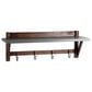 Timberlake Brookside 40" Entryway Coat Hook in Light Gray and Brown, , large