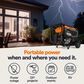 Generac 8000-Watt Portable Generator in Orange, , large
