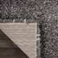 Nourison Luxe Shag LXS01 9" x 12" Charcoal Area Rug, , large