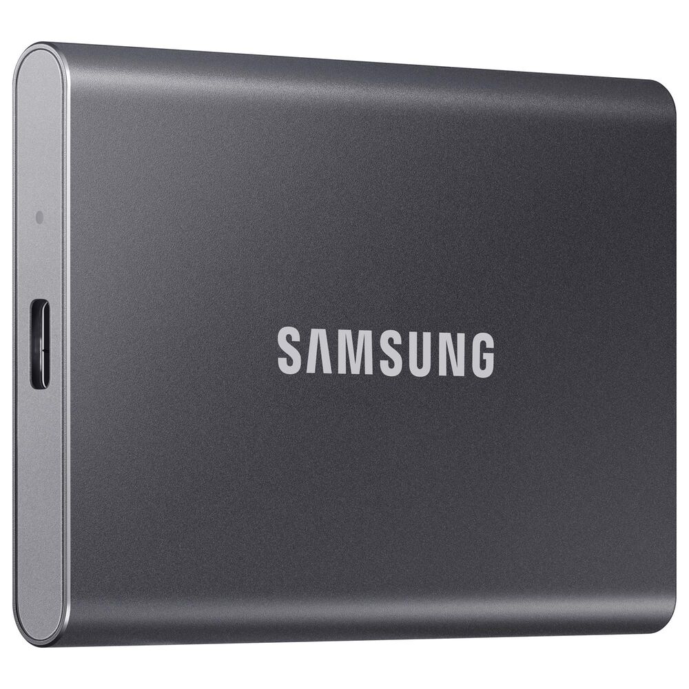 Samsung 1TB T7 Portable SSD in Titan Gray, , large
