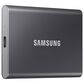 Samsung 1TB T7 Portable SSD in Titan Gray, , large