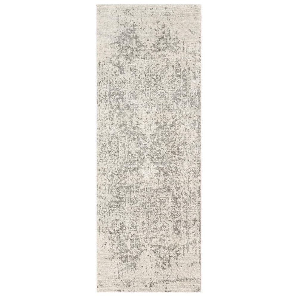 Surya Harput HAP-1024 2"7" x 7"3" Charcoal, Light Gray and Beige Runner, , large