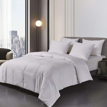 Blue Ridge Home Fashions Twin Down Blend Comforter in White, , large