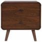 Pacific Landing Robyn 3 Piece Queen Bedroom Set in Dark Walnut with Platform Panel Bed, Dresser and Nightstand, , large
