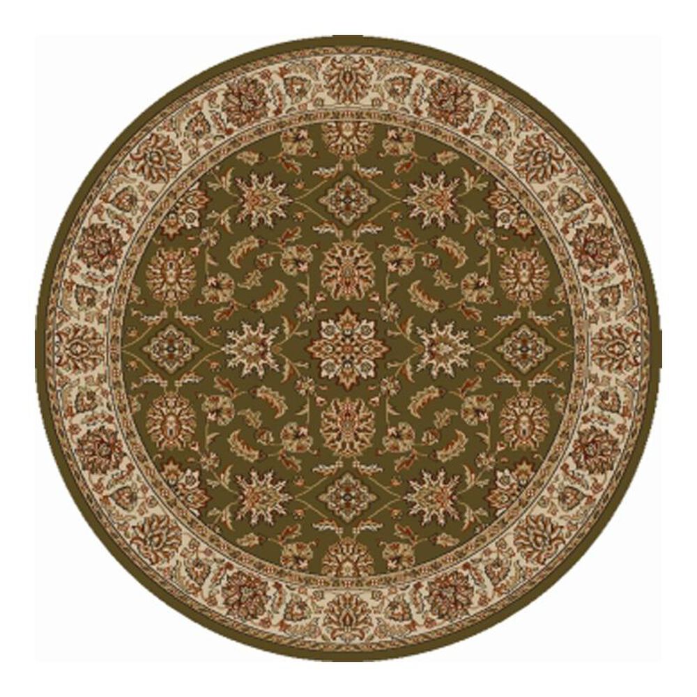 Radici USA Bergamo 1592 8' Round Sage Area Rug, , large