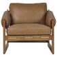 Four Hands Dustin Leather Accent Chair in Palermo Cognac, , large