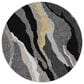 Dalyn Rug Company Lorenzo LN4 Black 8" Round Area Rug, , large