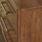 Ashley Lyncott 4-Piece Queen Bedroom Set in Medium Brown, , large