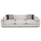 Moore Furniture Dreamscape Pollock 4-Piece Stationary L-Shaped Reversible Sectional in Linwood Linen, , large