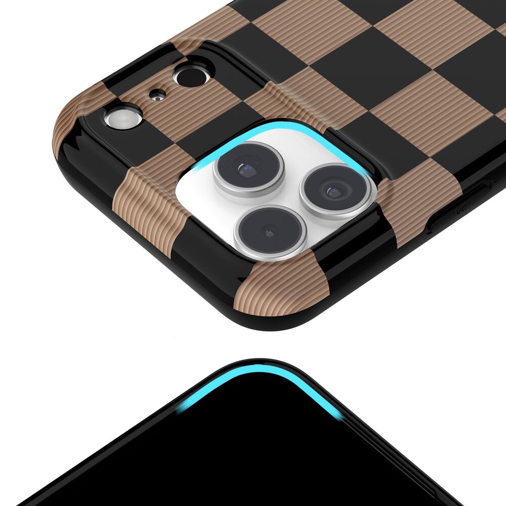 Velvet Caviar MagSafe Case For Apple iPhone 17 Pro Max Mocha Vibe Checkered, , large