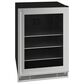 U-Line 5.7 Cu. Ft. Beverage Center with Glass Door in Stainless Steel, , large