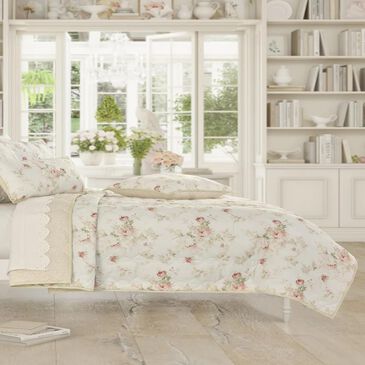 J. Queen New York Amalia King/California King Quilt in Rose, , large