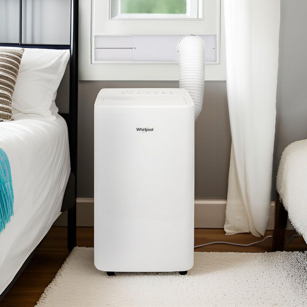 Whirlpool 14000 BTU Portable Air Conditioner in White, , large