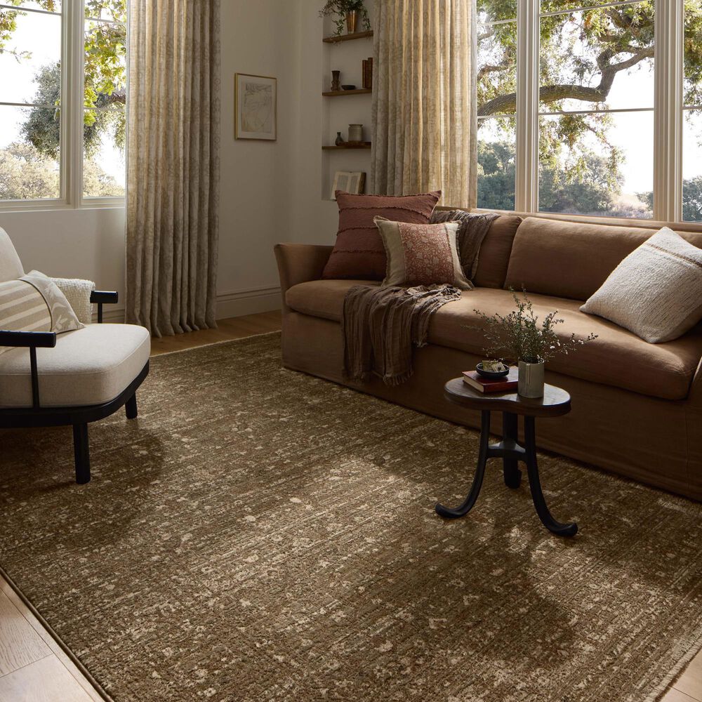 Loloi Haywood Sage and Brown 3&#39;6&quot; x 5&#39;7&quot; Area Rug, , large