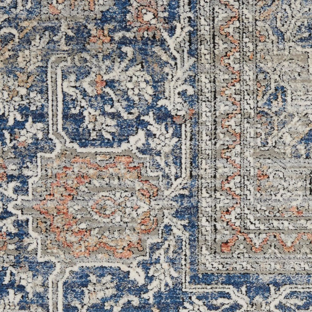 Nourison Starry Nights STN07 5&#39; x 7&#39; Blue Area Rug, , large