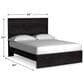 Ashley Belachime Queen Panel Bed in Dark Charcoal, , large