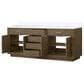 Lexora Home Abbey 80" Double Bathroom Vanity in Grey Oak with 2 cm White Cultured Marble Top and Rectangular Sinks, , large
