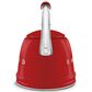 SMEG 2.3L 50"s Style Stovetop Whistling Kettle in Red, , large
