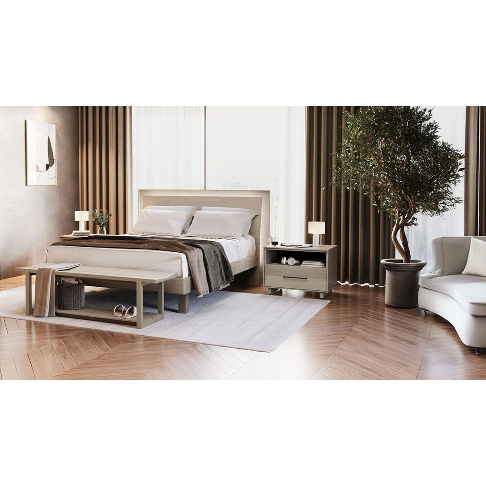 BDI Kava Storage Bench in Washed Oak, , large
