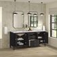 James Martin Vanities Myrrin 72" Double Vanity in Carbon Oak with 3 cm Carrara White Marble Top, , large