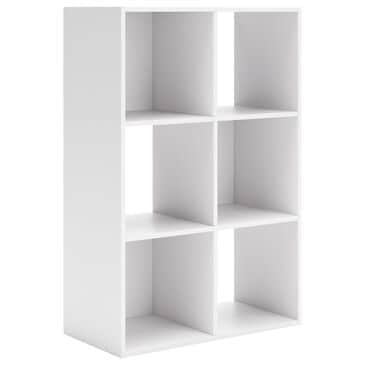 Ashley Onita 6-Cube Organizer in White, , large