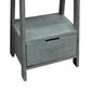 Santa Fe Rustic Vertical Ladder Bookcase in Vintage Turquoise, , large