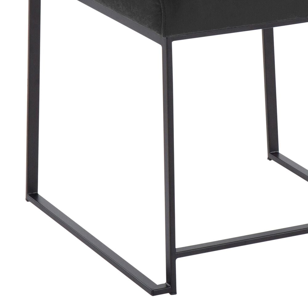 Lumisource Fuji Dining Chair in Black/Black &#40;Set of 2&#41;, , large