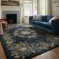 Rifle Paper Co. x Loloi Laurel Strawberry Fields 9"2" x 12"2" Navy Area Rug, , large