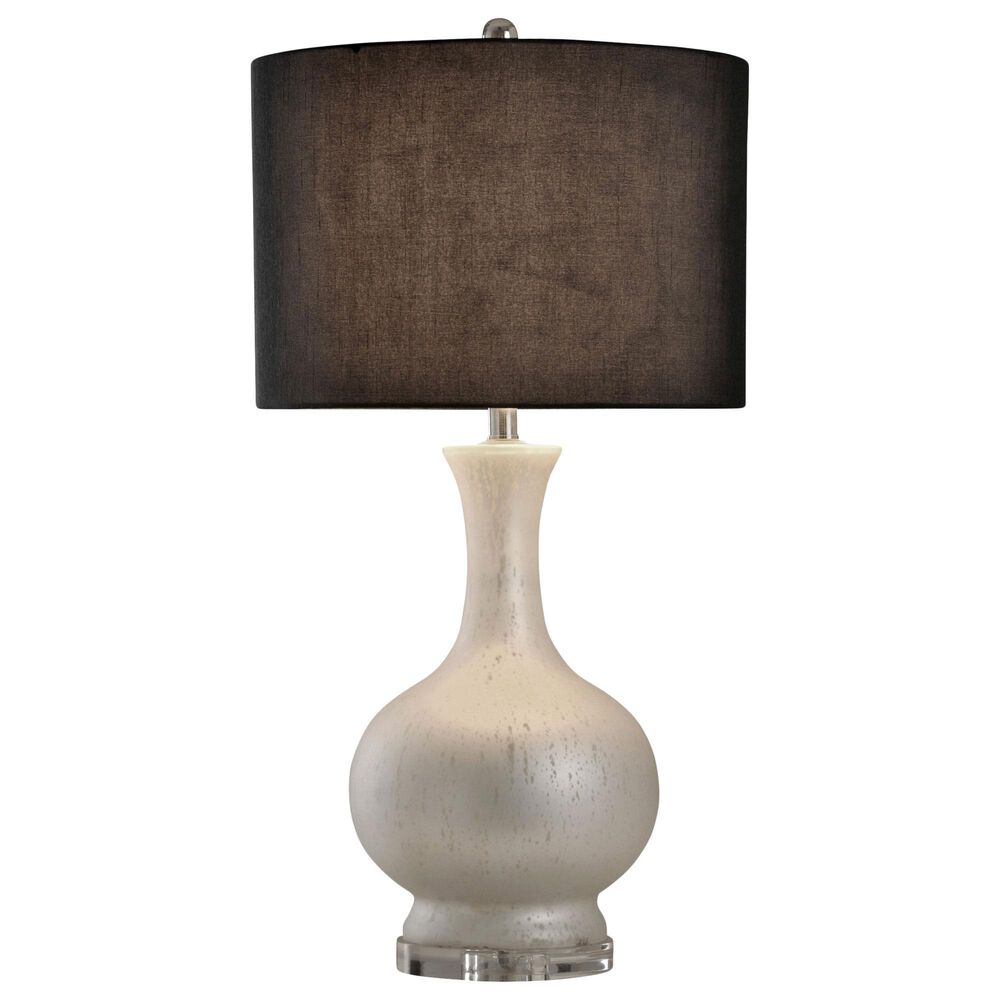 Flair Industries 31&quot; Table Lamp in Soft Silver and Clear, , large