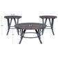 Linon Home Decor Glenroy 3-Piece Occasional Table Set in Charcoal Brown and Charcoal Grey, , large
