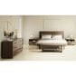BDI Kava Queen Platform Bed and Two Nightstands in Natural Walnut, , large