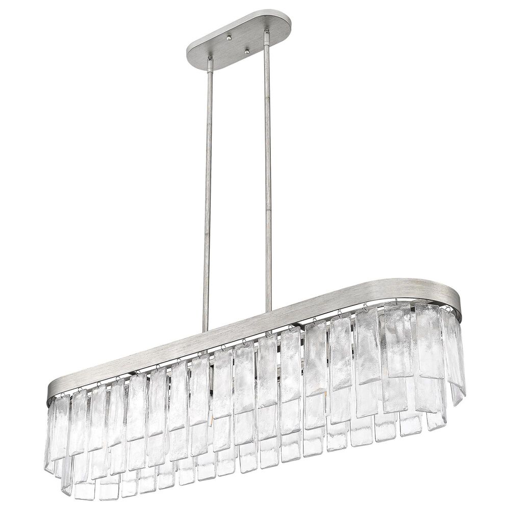 Golden Lighting Ciara 6-Light Linear Pendant in Peruvian Silver, , large