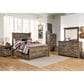 Ashley Trinell 4-Piece Full Storage Bedroom Set in Brown, , large
