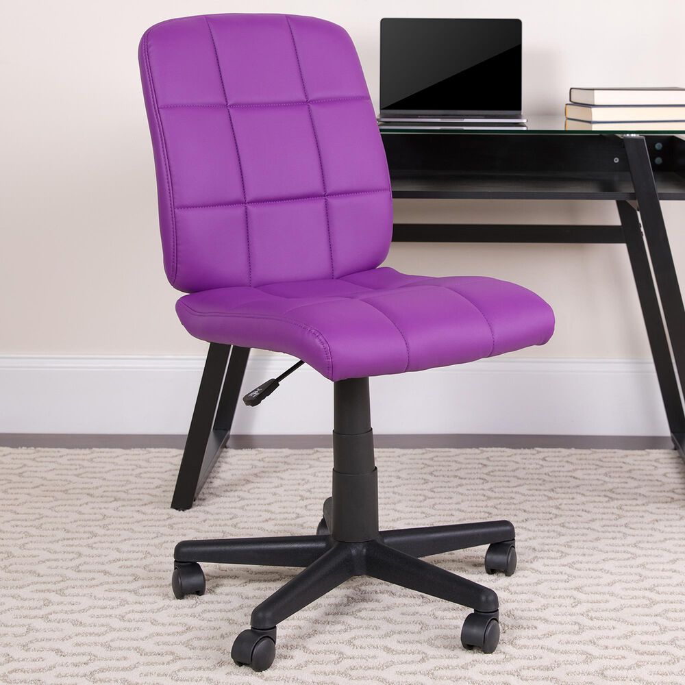 Flash Furniture Task Chair in Purple, , large