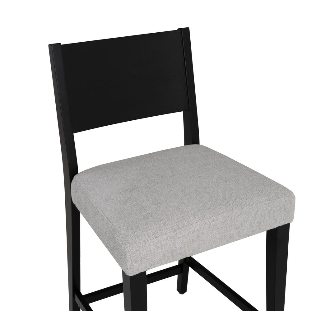Linon Home Decor Cadence Counter Stool in Black, , large