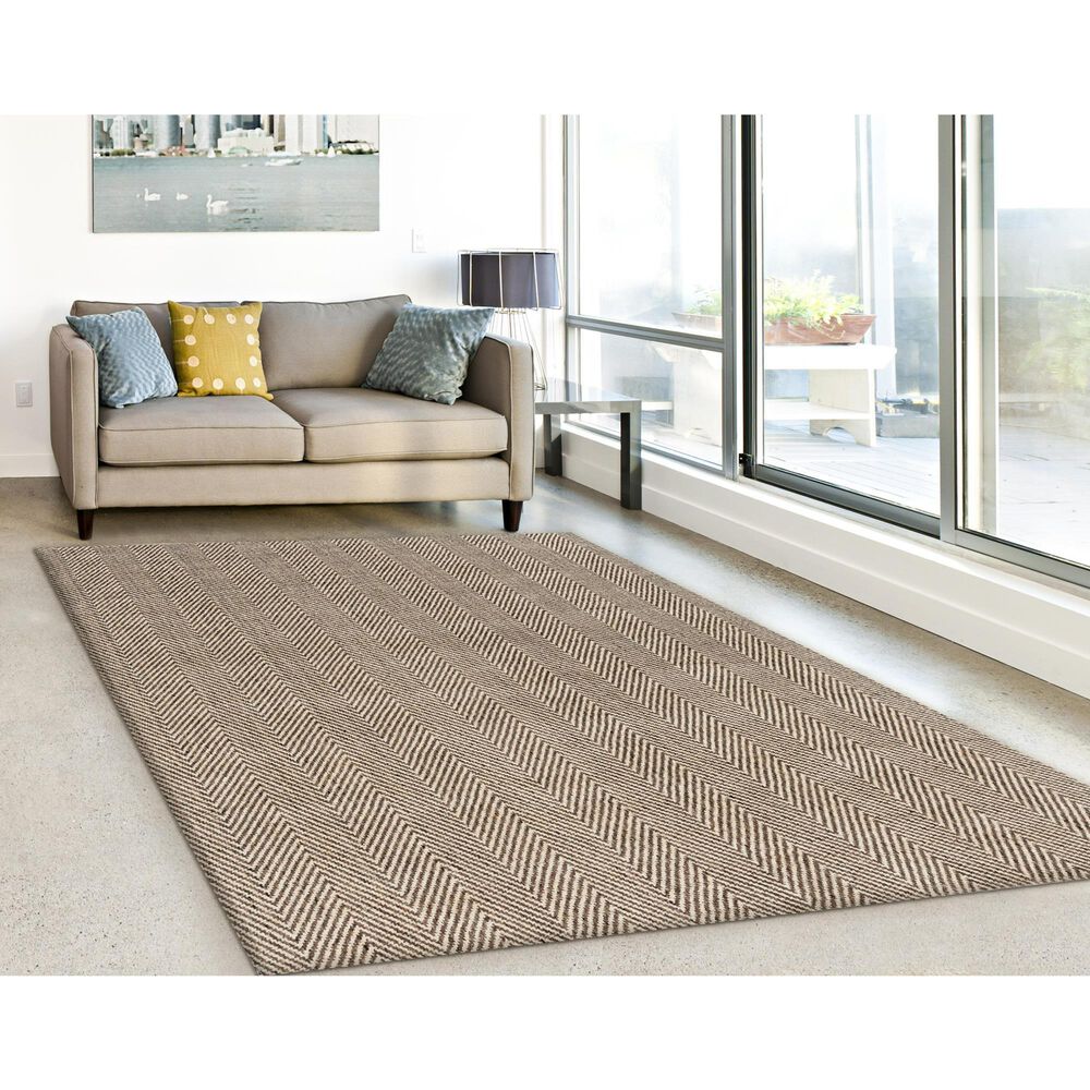Radici USA Miro 4&#39; x 6&#39; Light Brown Area Rug, , large