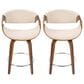Lumisource Curvo Counter Stool in Cream (Set of 2), , large