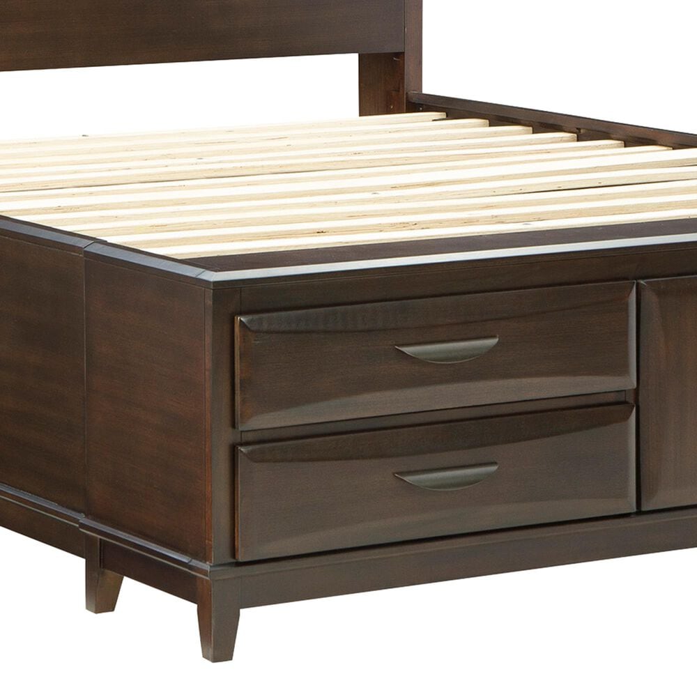 Ashley Vanmore Full Storage Bed in Dark Brown, , large