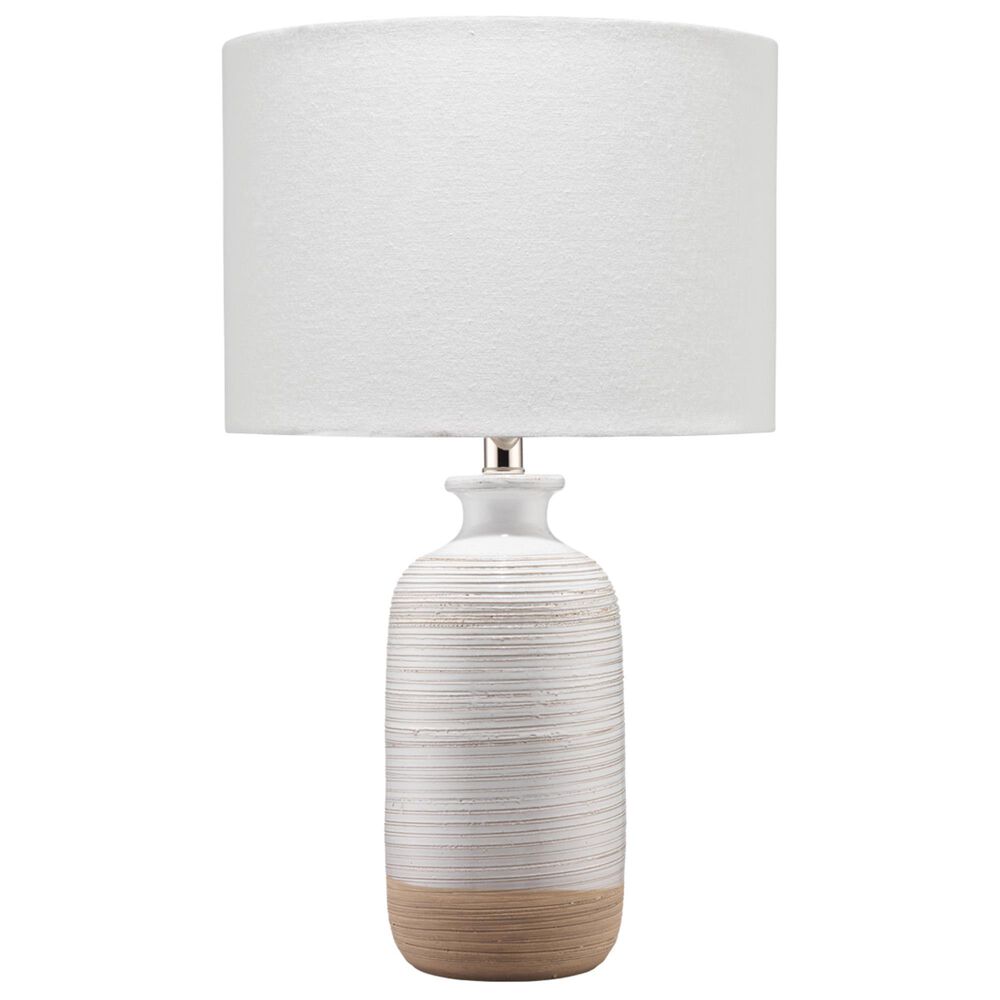 Splendor Living Danvers Table Lamp in Natural and Off-White, , large
