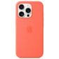 Apple Silicone Case with MagSafe for iPhone 16 Pro in Tangerine, , large