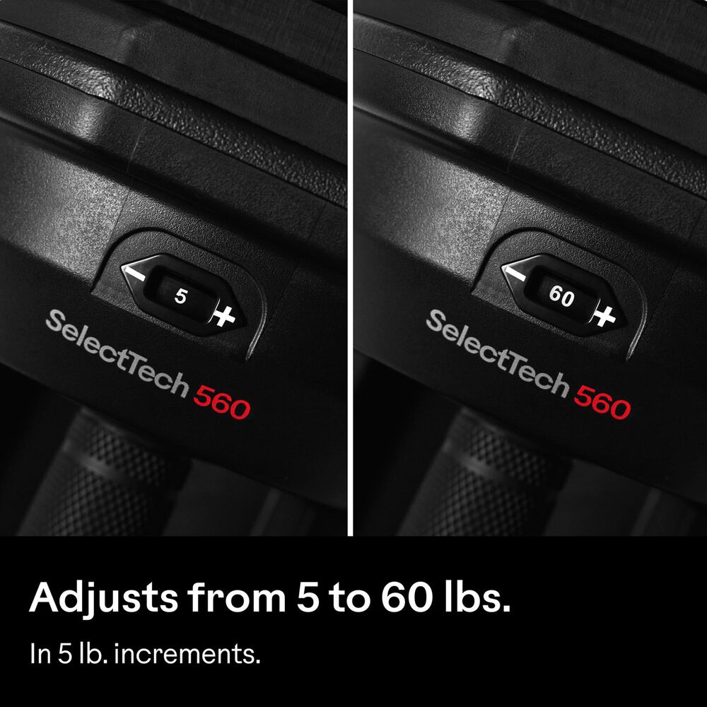 BowFlex SelectTech 560 Dumbbell in Black (Set of 2), , large