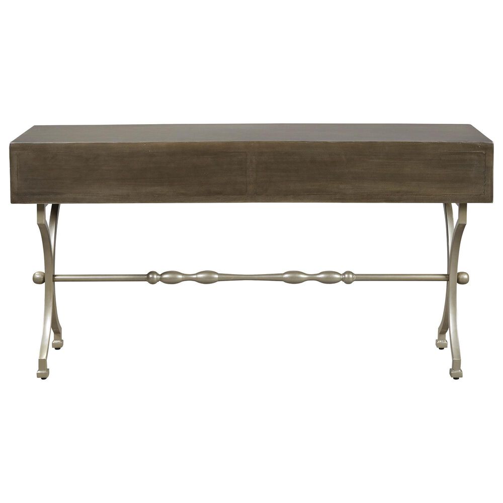 Ashley Quinnland Console Sofa Table in Antique Black, , large