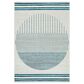 Surya Alfresco 2"5" x 4"5" Light Silver, Beige, Nickel and Pewter Indoor/Outdoor Area Rug, , large