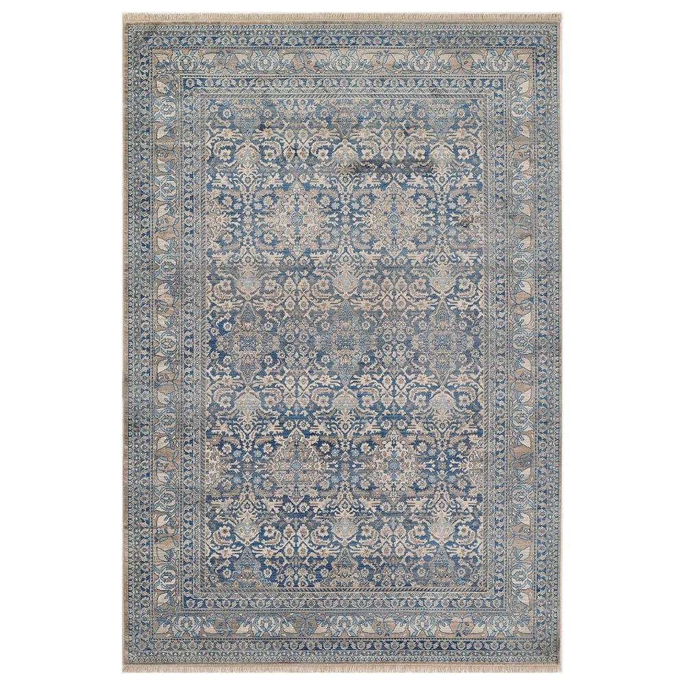 Momeni Izmir IZ-11 2"6" x 8" Blue Runner, , large