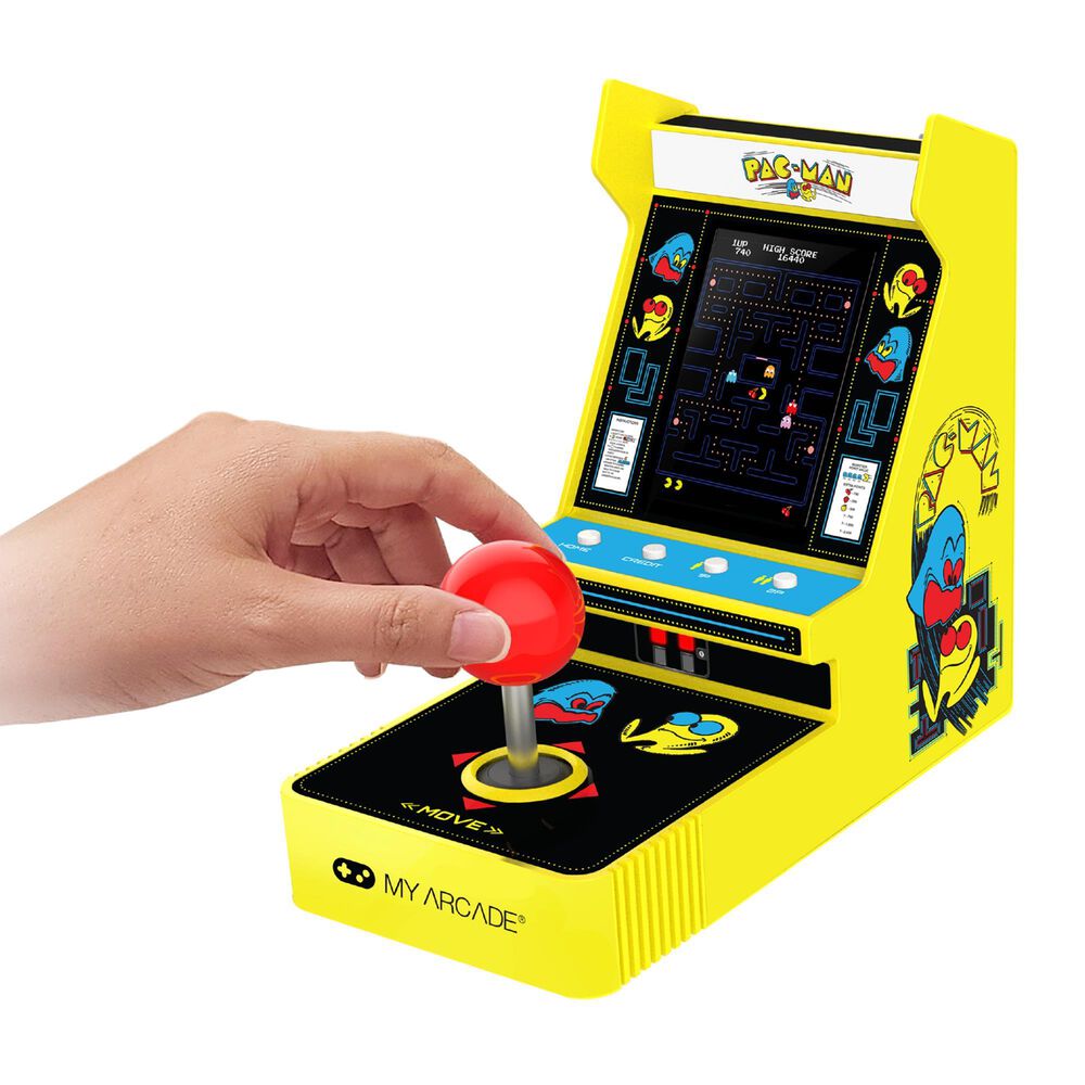 My Arcade Joystick Player Pac-Man Portable Retro Arcade Game in Yellow, , large