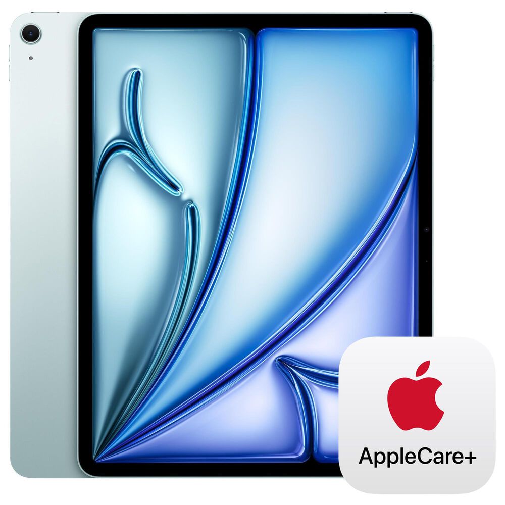 Apple iPad Air 13-Inch M3 chip with Wi-Fi only - 256GB in Blue and 2-Year AppleCare+, , large
